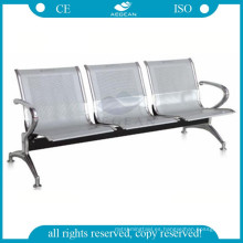 AG-TWC001 Alta calidad de acero inoxidable 3 plazas silla de espera